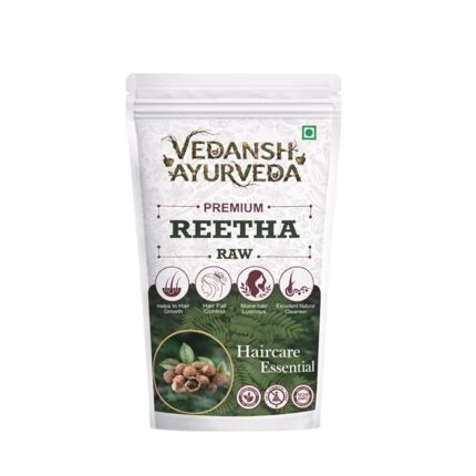 Organic Reetha Raw (Soapnuts) – 100% Natural Aritha for Hair Cleansing, Hair Growth & Scalp Care | Whole Dried Reetha
